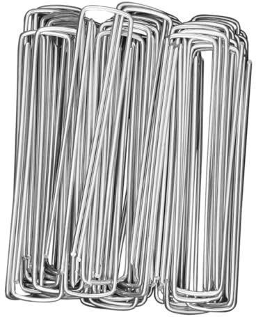 HYTROVE 30piezas Clavos para Césped Estacas De Jardinería Resistentes Fijador De Césped para Jardinería Uso Artificial y Paisajismo