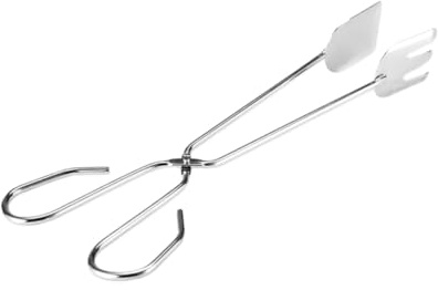 INOOMP Pinzas Para Alimentos De Acero Inoxidable De Pinza Multifuncional Para Barbacoa Para Freír Filetes Empanadas y Otras Carnes Parrillas