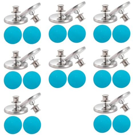 Lot de 16 Paires Aimant Rideau Magnetique et Attache Rideau Sans Percage pour Rideau Exterieur Embrasse Pour Rideaux Poids Rideau Exterieur Pince Rideau Accroche Rideau Aimant Pour Moustiquaire