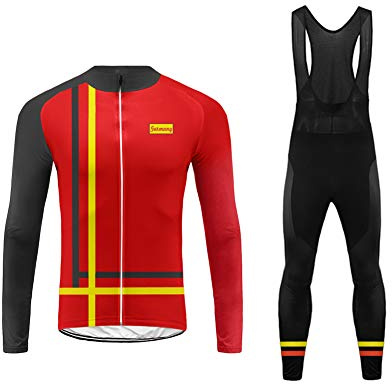 UGLY FROG Radteam Frühling/Herbst Männer Radfahren Kleidung Set Fahrrad Anzug Outdoor Langarmtrikot+ Hose Atmungsaktiv Schnell Trocken