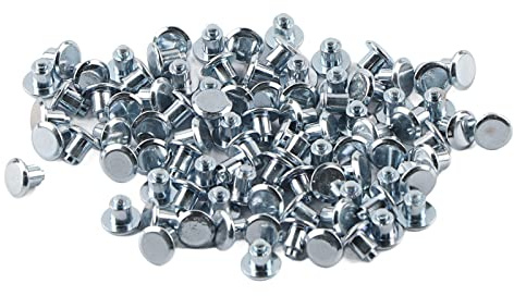 Pointe De Pneus 6.5,Blue Tire Studs Carbide For Ice,Vis De Pneu,100Pcs 6.5Mm/0.26Vis De Goujon De Pneu De Roue Pointes De Pneu De Neige Pour Moto Voiture Vtt Chaussures Argent