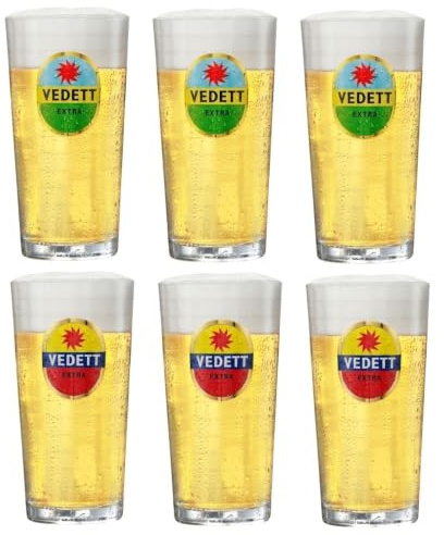 Vedett Ölglas extra 250 ml – 6 stycken