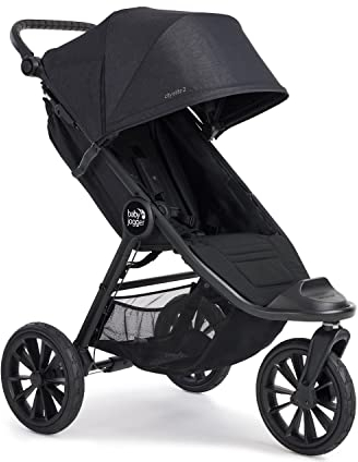 Baby Jogger City Elite 2 All-Terrain-Kinderwagen | Leichtgewichtiger, faltbarer Kinderwagen | Opulentes Schwarz