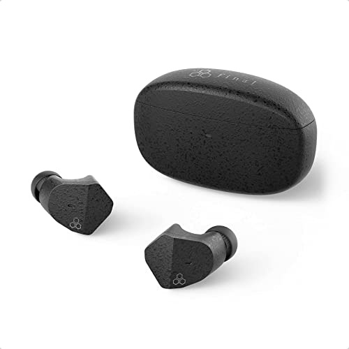 Final ZE3000 - Auriculares inalámbricos, Calidad de Sonido Hi-FI, 35 Horas de Escucha máxima, IPX4, aptX Adaptable, Sensor táctil, Soporte para formatos de música sin pérdida, diseñado en Japón