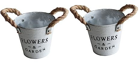 POPETPOP 1satz Teiliges Kreative Eisen Blumentöpfe Für Sukkulenten Bunte Pflanzgefäße Mit Henkel Für Wohnraum Und Garten Deko Vintage Stil