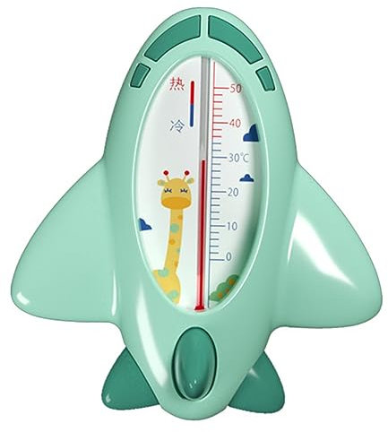 ibasenice Badethermometer Wasserthermometer Für Babybaden Cartoon Flugzeugform Wannenthermometer Aus Pp Material Mit Schneller Genauer Temperaturmessung Und Explosionsgeschütztem Design