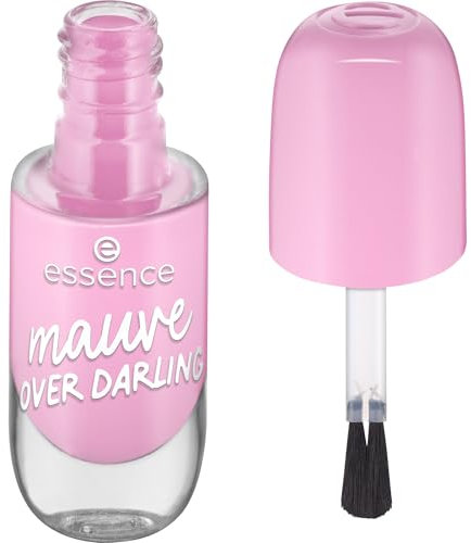 Essence Cosmetics gel nail colour, Nagellack, Pink, langanhaltend, Expressergebnis, schnelltrocknend, glänzend, vegan, ohne Mikroplastikpartikel, ohne Konservierungsstoffe, ohne Parfüm, 1er Pack (8ml)