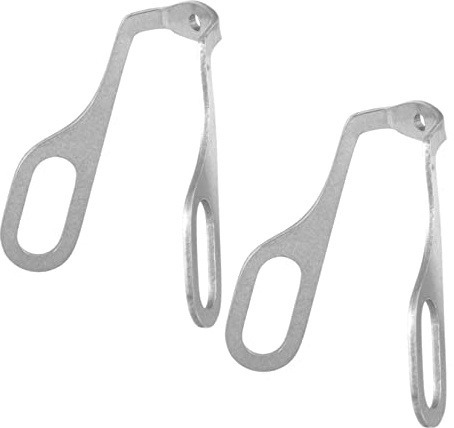 NIYANGLE 2 Pièces Support de plaquette nasale Pont de Lunettes Télevés à Nez Accessoires tréteaux protège-Lunettes pièces de Lunettes Plaquettes de Nez Acier Inoxydable