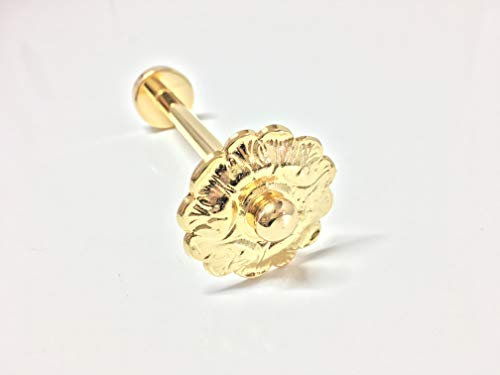 Fermatenda da muro oro lucido bronzo gancio tenda ottone gangi parete gancio per tende fermatende a muro raccogli tenda reggi tenda ambrasse per tende embrasse bastone tenda tendaggi (oro lucido,16)