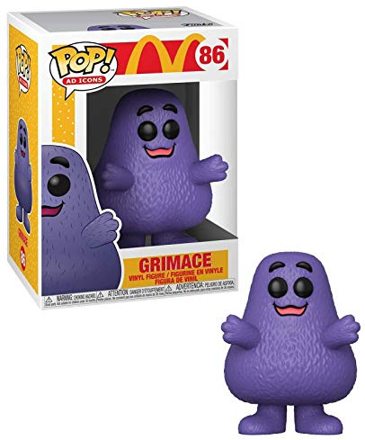 Funko POP! Annonsikoner: McDonald's-Grimace - Samlarobjekt vinylfigur - Presentidé - Officiella varor - Leksaker för barn och vuxna - Annonsikoner fans - Modellfigur för samlare och display