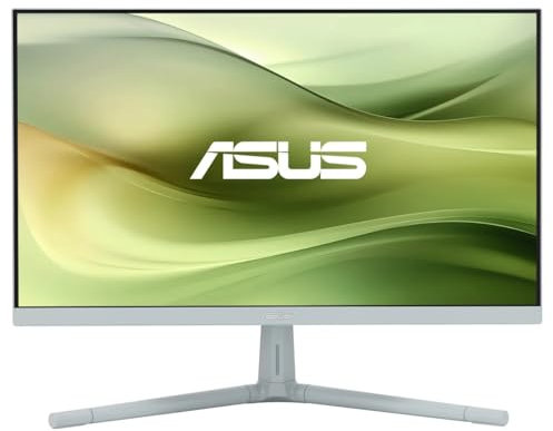ASUS VU279CFE-G Eye Care Monitor 27, Full HD IPS (1920x1080), HDMI, USB-C con Power Delivery, 1 ms (MPRT), 100Hz, Tecnologia EyeCare Plus, Grigio-Verde