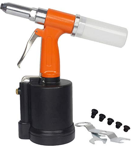 Pneumatische Blindnietpistole, Pneumatisch Nietzange, Druckluft Nietpistole 3/32 Zoll, 3/32,1/8,5/32,3/16, Profi Druckluft Werkzeug