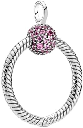 Pandocci Pendentif en forme de O en argent 925 pour bracelets Pandora originaux