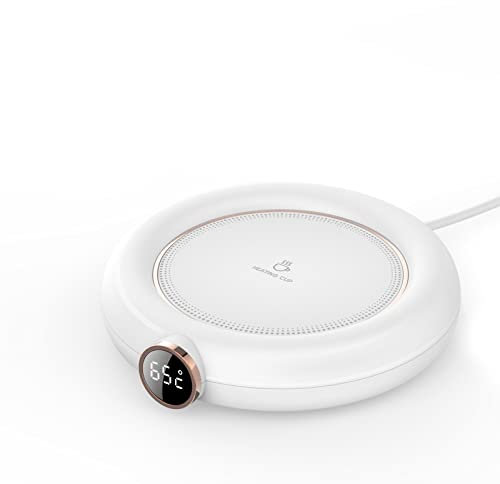 Scalda bevande USB per con spegnimento automatico, riscaldamento a 3 temperature insieme a display a LED, Portatile Scalda Tazza Latte Riscaldatore Cup caffè Warmer per Bevande Pad per Casa Ufficio