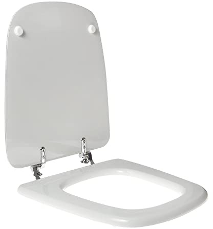 Copriwater dedicato per IDEAL STANDARD AERO legno POLIESTERE pregiato cerniera inox Bianco