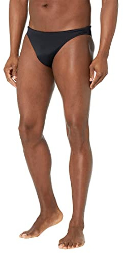 WUKX Slip de Bain Micro Sea Life, Slip da Bagno Uomini, Noir, L