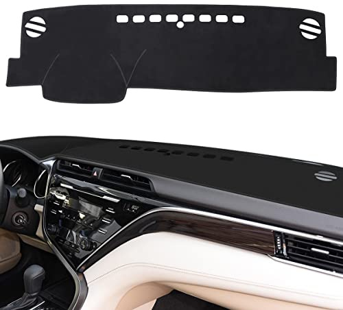 auovo Dashboard Cover Mat Compatible with Toyota Camry 2018-2023 2024 Accessories Sunshade Protector Anti-Slip Dash Carpet Cover