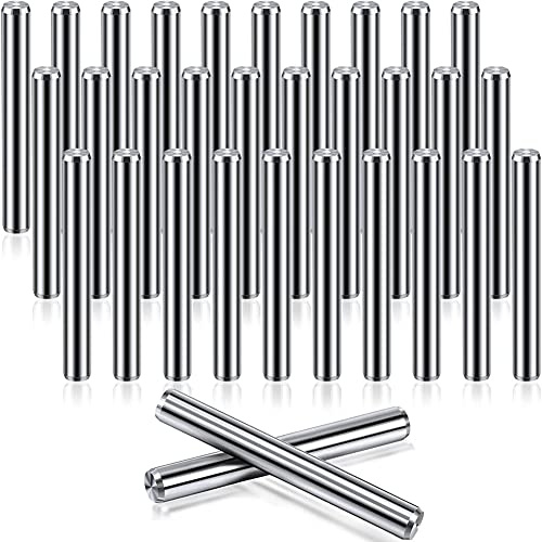 Doumneou 32 pezzi 5 mm x 40 mm staffe mensole tasselli perni in metallo libreria pioli di supporto