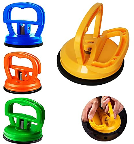 auto dent saugnapf, 4 Stück saugheber vakuumsauger 1 großen 3 kleinen Heavy Duty Saugheber Saugnapfheber Auto Dellen für Auto Body Dent Abzieher Ausbau Werkzeug