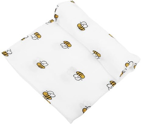 Toyvian Unisex-wickeldecke Aus Baumwolle Weiche Babydecke Für Neugeborene Und Kleinkinder Dehnbares Wickeltuch Mit Bezauberndem Muster Atmungsaktiv Für Komfort Beim Pucken