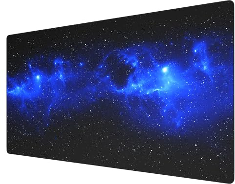 Titanwolf XXXL Übergröße Mauspad 1600x800mm, Gaming Mousepad Groß,160x80 cm Tischunterlage Large Size, verbessert Präzision und Geschwindigkeit XXXL, für Logitech Maus und Tastatur, Space Design