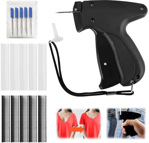 Quick Clothing Fixer, Mini Stitch Gun for Clothes, Stitchy Quick Clothing Fixer, Handheld Sewing Machine Instant Button Garment Connector, Mini Stitching Pistole und Micro Tagging Stitching Werkzeug