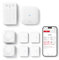 X-Sense Smart Home Security Systems, Wireless alarm systems, Works with Alexa, Supports Mobile App Alerts, Includes 1 Base Station, 4 Door Alarms, 2 Motion Sensors, 1 Keypad, AS08