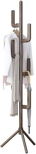 GXJBGYUSFT Garderobe für den Eingang, Garderobe für den Haushalt, Bodengarderobe, einpolige Standgarderobe, Stativ-Bodengarderobe, Schlafzimmer, Wohnzimmer, Eckgarderobe, Baumaufhänger, Ha