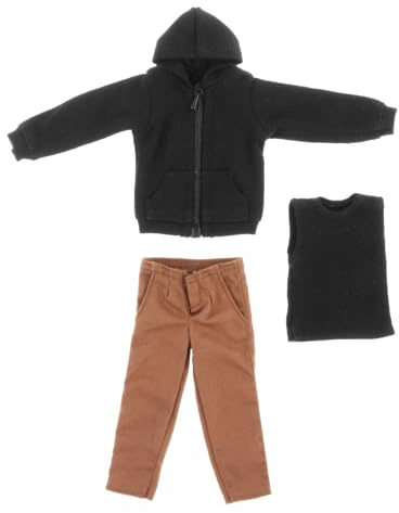 Courtieyeardceastea Ropa de muñeca a escala 1:12 para figuras de acción masculinas de 6 pulgadas