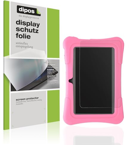 dipos 2x Displayschutzfolie matt für Plyisty Kids Tablet 7 Zoll | Antireflex, entspiegelnd, passt perfekt, Ultra-Dünn, kratzfest, blasenfrei, Fingerprint-kompatibel, selbstklebend