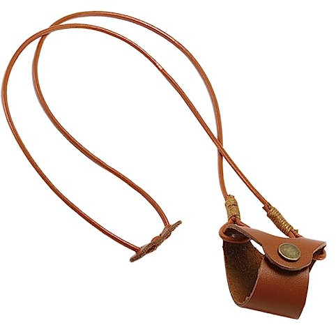 HOMSFOU Faux Leder Brillenband Unisex Brillenhalter Strap Brillenhalter Zum Aufhängen Sonnenbrille Halterung Halsriemen Für Sport Brillen Schutz