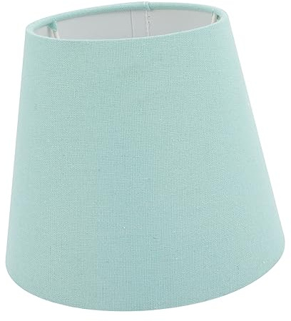 DIYEAH Lampenschirm E14 FüR Tischlampe Kleiner Lampenschirm Aus Stoff Und Eisen Retro Innen-Licht-Abdeckung FüR Nachttischlampe Schreibtischlampe Wohnzimmerlampe 18X18X15cm