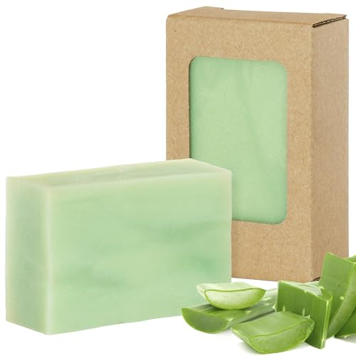 FRIENDS OF® Duschseife Aloe Vera | Vegane Körperseife | reinigt und pflegt die Haut | Handgeschöpfte Gesichts-, Hand- und Duschseife mit Duft | 100g Naturseife