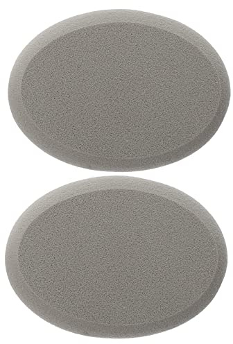 iplusmile 2 Piezas Borla De Maquillaje Facial Ovalada Para Polvos Sueltos Borla De Maquillaje Almohadilla Cosmética y Corporal