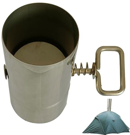 Extensión de tubo de chimenea - Acero inoxidable de alto rendimiento - Conexión de humo, accesorio portátil para estufa para exteriores, versátil y adaptable, ya que es para estufas de leña, camping