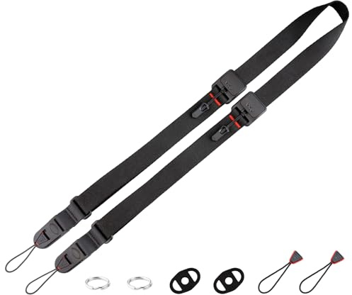 VKO Camera Strap,Quick Release Adjust Neck Shoulder Strap for Photographers Film SLR APS-C DSLR Mirrorless Cameras 25mm