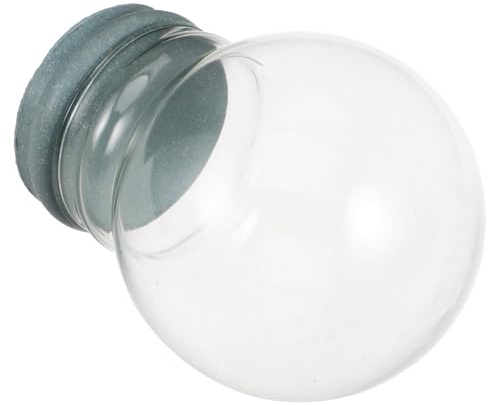 CALLARON Kit de Bola de Nieve DIY Fáciles de Usar Diseño de Vidrio Transparente y Tapa Rellenable para Decoración Navideña y Adornos de Casa