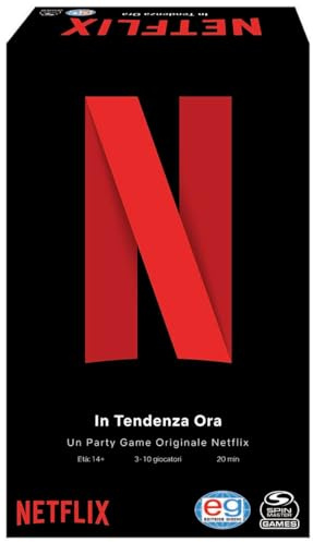 Netflix, uno dei giohi da ta tavolo più di tendenza con divertenti contenuti delle serie TV più amate su Netflix, per famiglie, adolescenti e adulti dai 14 anni in su, Board game da 3 a 10 giocatori