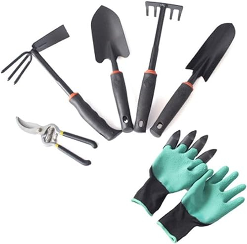 Gartengeräte Gartenwerkzeug-Set Gartengeräte-Set, Gartengeräte-Set, Spaten und Gabel, langlebig, 6-teilig, leicht und einfach zu bedienen WEWYQSJXBXF-31210