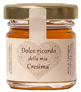 20 vasetti miele, bomboniere dolce ricordo della mia Cresima.