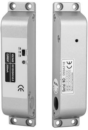 Elektrische Schloss Drop DC 12V mit Zeitverzögerung Fail Safe NC Modus Elektrisch Türschloss Elektronisches schloss Fallenriegel-Sicherheitsschlösser, Steuerungssicherheitsschlösser