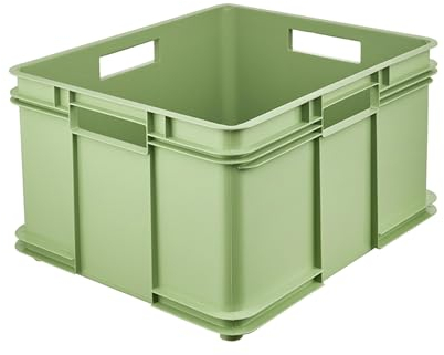 Caja de almacenamiento EURO-BOX, colección Bruno ECO, tamaño XXL, 52x43x28, ECO Verde