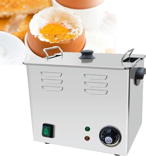 XNZJHPP Automatic Commercial Egg Boiler,Hot Spring Egg Cooker,50Pcs Large Capacity Intelligent Half-Boiled Egg Soft-Boiled Egg Machine (110v)