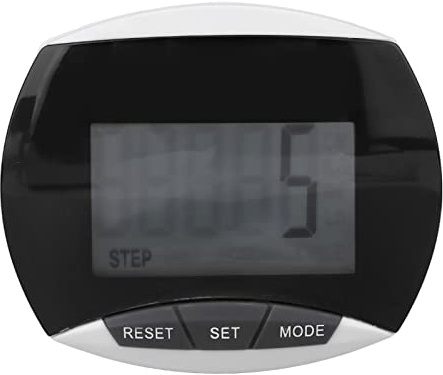 Contador de Pasos para Personas Mayores, Podómetro para Caminar, Podómetro para Ejercicios de Caminata Deportiva, Contador de Pasos de Calorías de Distancia Portátil Profesional