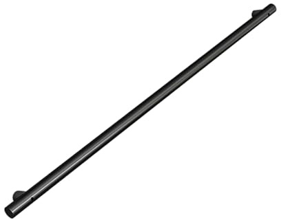 Corrimano nero per scale da parete antiscivolo per interni/esterni, ringhiera in metallo per scale, balconi, corridoi e ville, lunghezza 120 cm, design durevole e sicuro