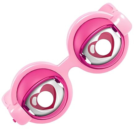 Zwinkernde Brille, Crazy-Eye-Accessoire, neuartige Schüttelbrille mit verspieltem Design, Unterstützung für Partybrillen, lustige Brille für Teenager, Erwachsene, Männer, Frauen, Kinder, , Mädch
