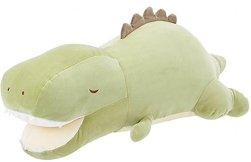 NEMU NEMU Peluche - Tirano le Dinosaure - Coussin à câliner - Ultra doux - Taille L - 53 cm