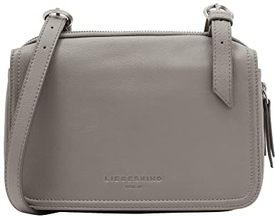 Liebeskind Berlin Damen-Umhängetasche „Mareike S“ I Crossbody Bag Damen aus Leder mit verstellbaren Schulterriemen I Damen-Schultertasche, großzügige Fächer mit Reißverschluss I Shoulder Bag schwarz