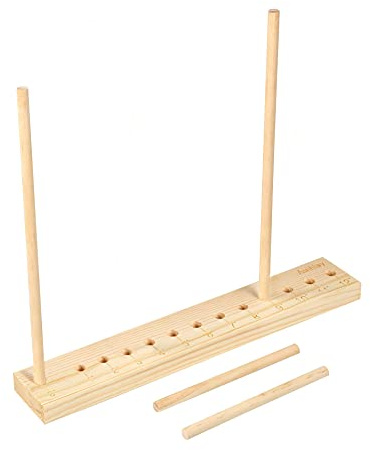 Auihiay 12 Sizes Adjustable Wood Balloon Sizer Ruler (0-12 Inch)
