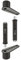 1 Pair x Hafele Pivot Hinge 140° Without Stop for Flush Mounted Door (Black)